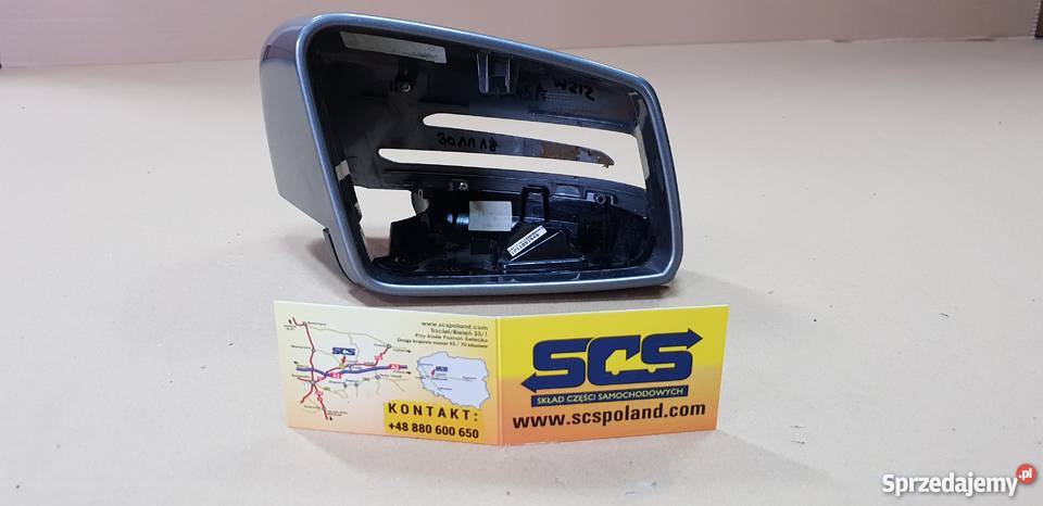 MERCEDES W212 E KLASA OBUDOWA LUSTERKA PRAWA Bieleń