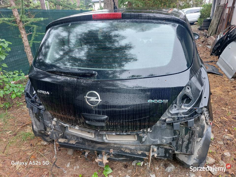 Tylna klapa bagażnika Opel Corsa D 5D z20r Warszawa sprzedam