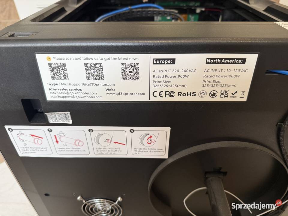 Drukarka 3D Qidi Tech X 3 Sanok