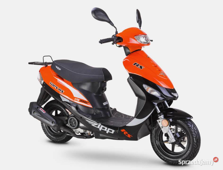 Skuter LJ50QT8L ZIPP Tops RS czarnopomarańczowy 50cm3 Gorlice