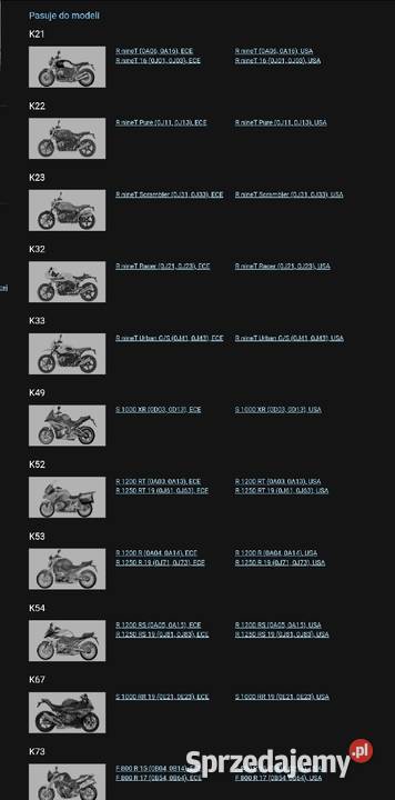 BMW S 1000 XR R 1200 RT R S 1000RR tarcz tarcza Nowy Tomyśl