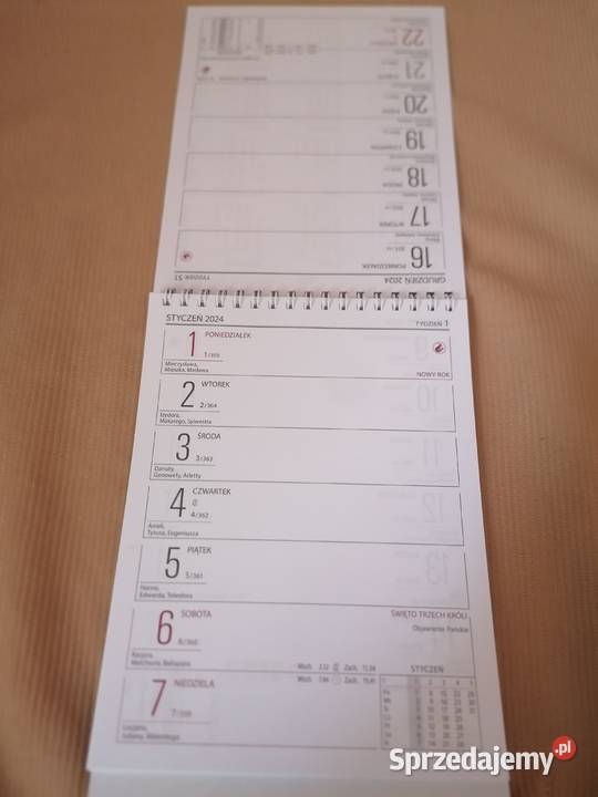 Kalendarz Biurowy na 2024 Merkury łódzkie Łódź