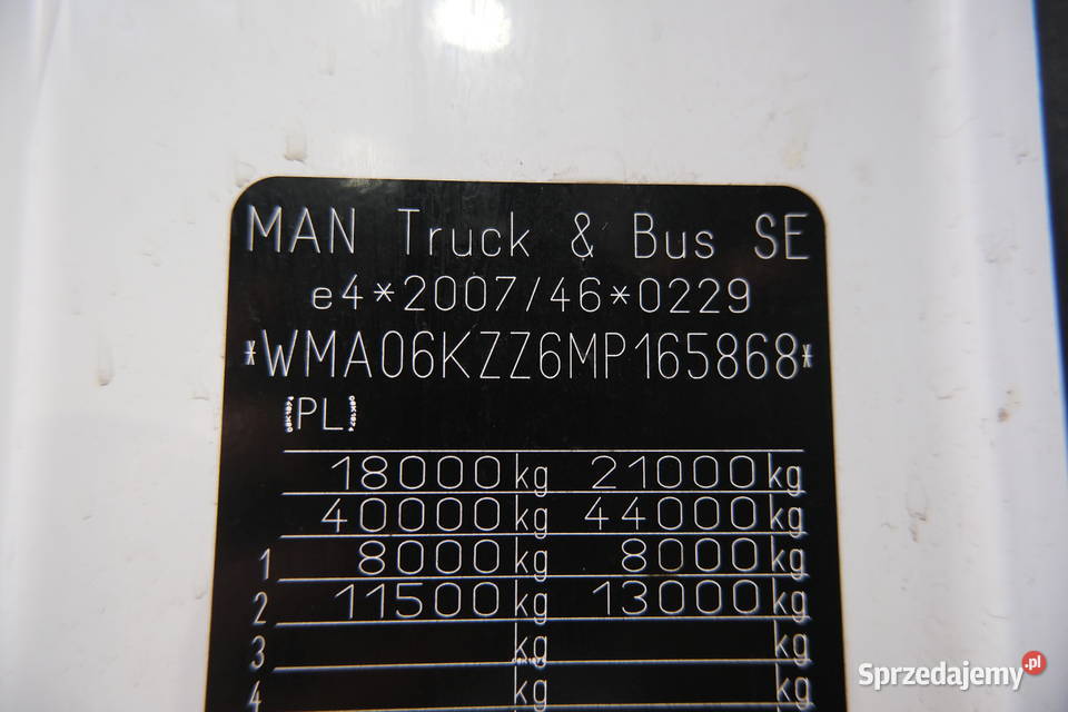 MAN TGX 2021 1241900 ccm 471 diesel Warszawa sprzedam