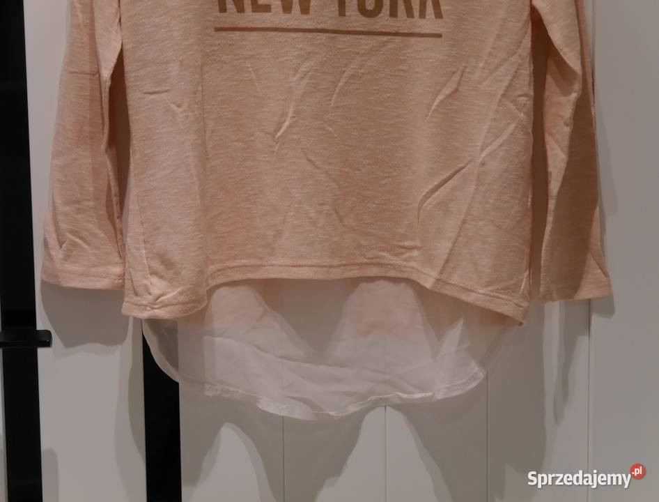 Miss EVIE sweterek tiulowe wstawki 134 140 Swetry Swetry Wrocław