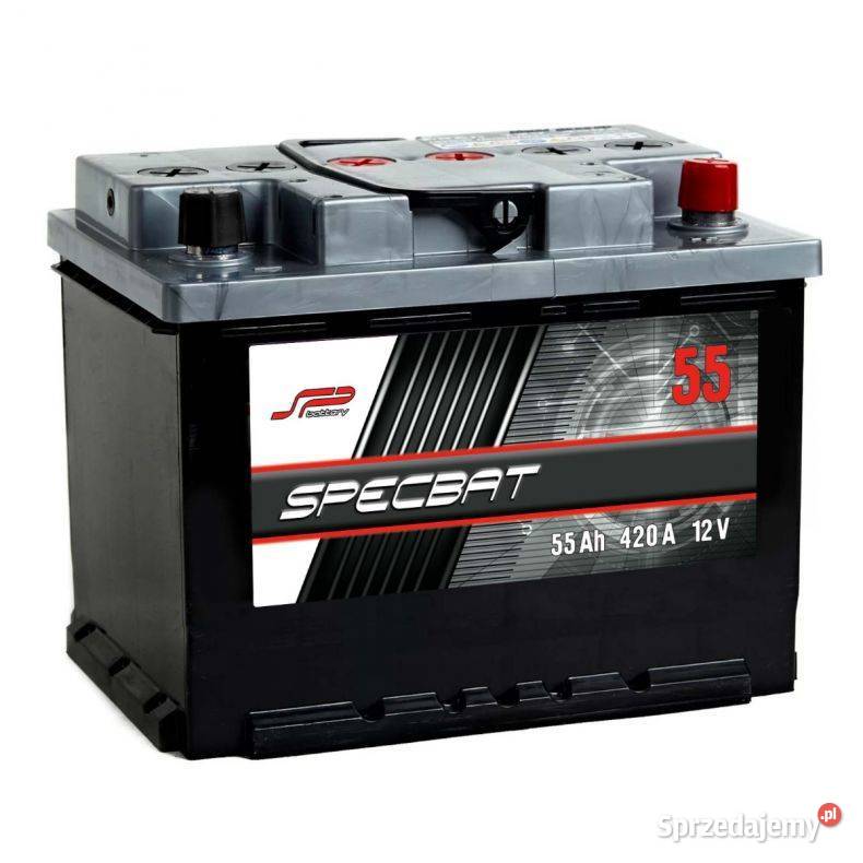 Akumulator SPECBAT 55Ah 420A EN PRAWY PLUS Układ elektryczny