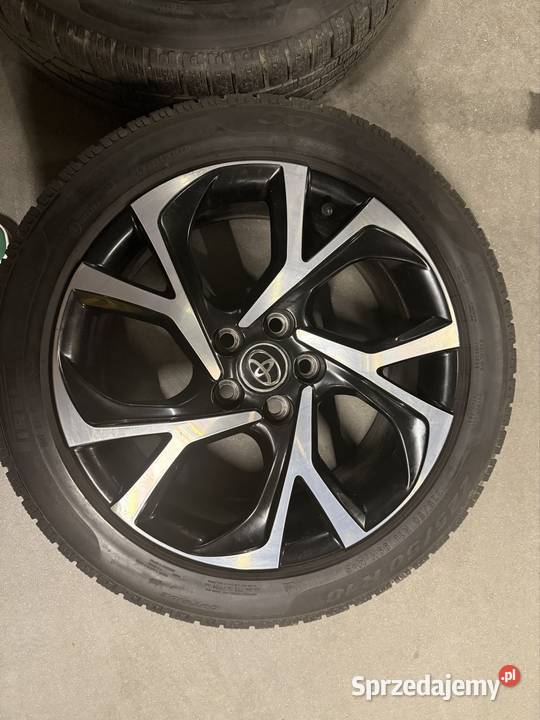Oryginalne alufelgi Toyota chr 18 opony zimowe Poznań