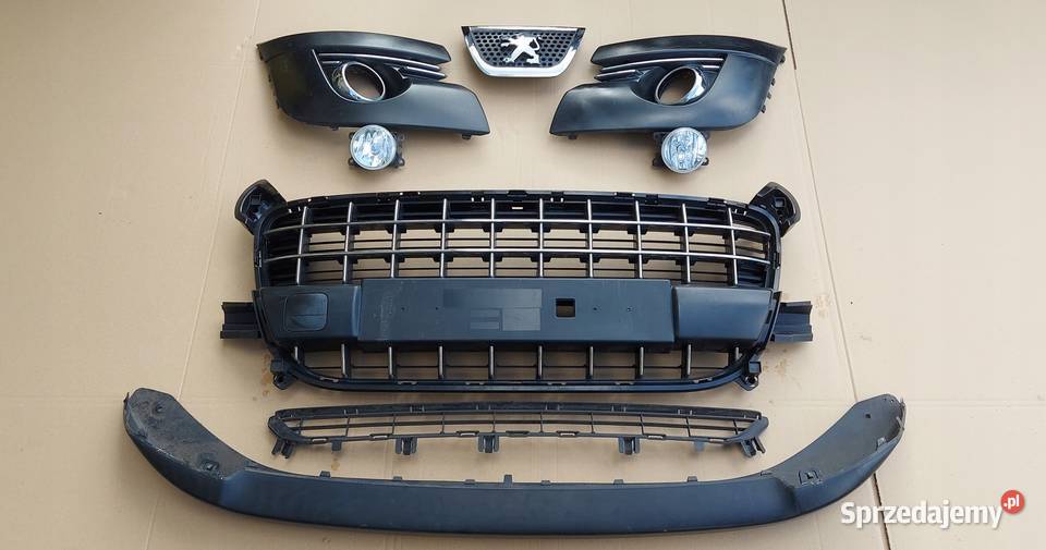KRATKA ZDERZAKA PRAWA KOMPLETNY HALOGEN PEUGEOT osobowe Atrapy Międzychód