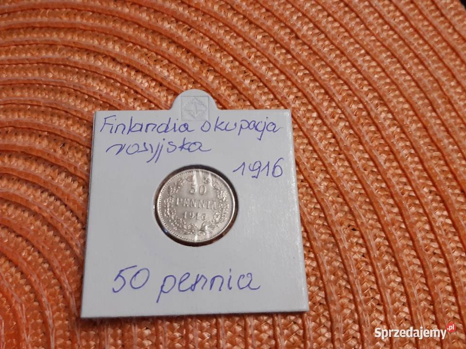 moneta srebrna Finlandii okres okupacji podlaskie Łomża