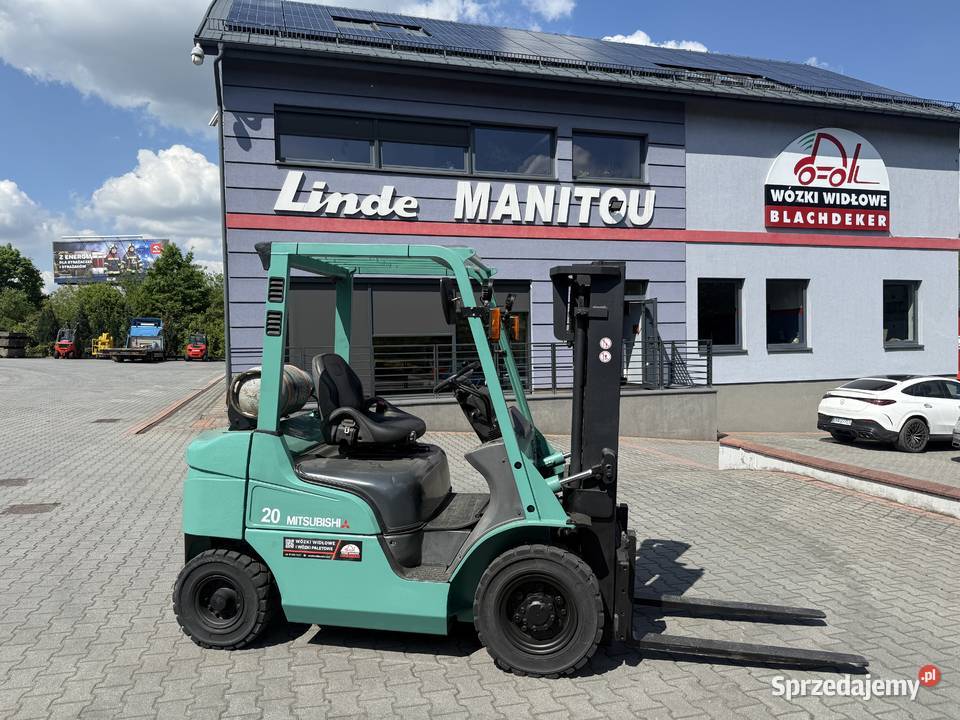 Wózek widłowy Mitsubishi FGE20T BenzynaLPG małopolskie Mogilany sprzedam