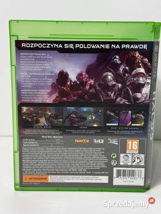 GRA HALO 5 GUARDIANS NA XBOX ONE POLSKA WERSJA Śrem