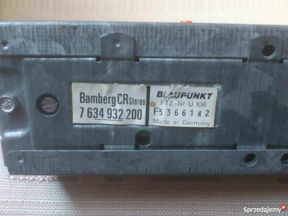 Unikatowy radioodtwarzacz Blaupunkt Bamberg CR Opole