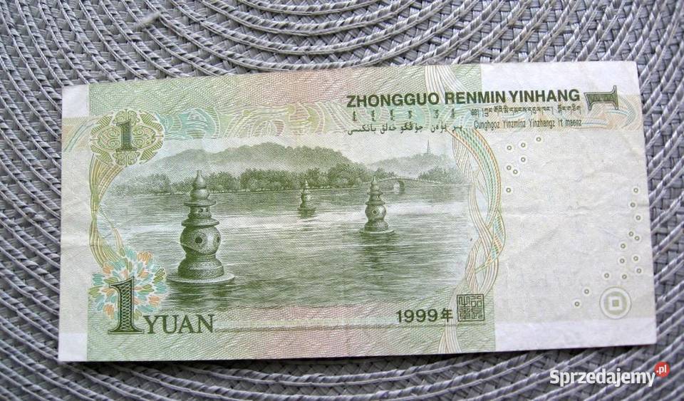 Chiny 1 Yuan 1999r Kalisz