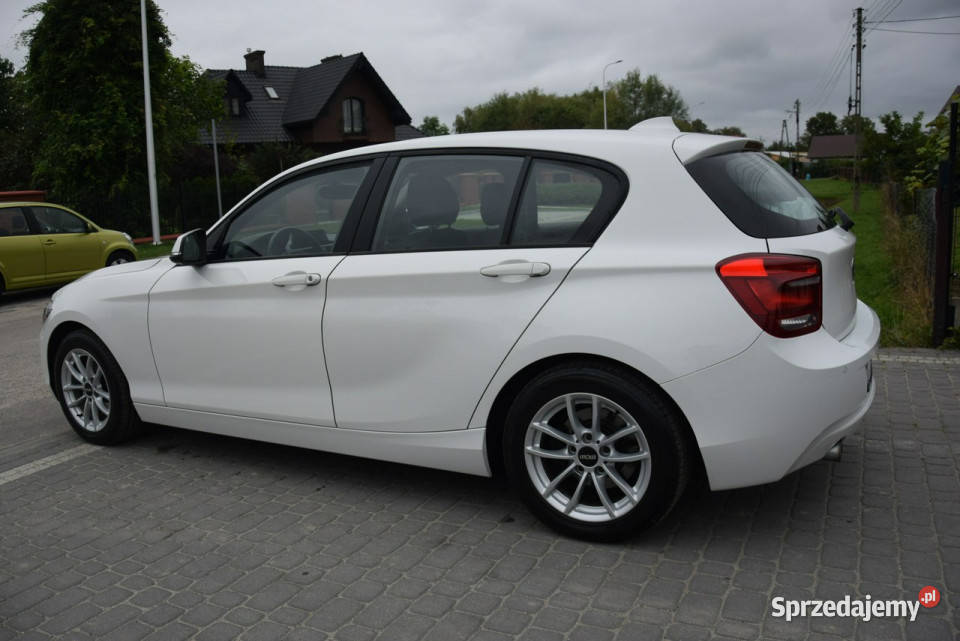 BMW 118 20D 2014r Navi 2 Kpl Alufelg Sprowadzony biały Majdan Sieniawski sprzedam