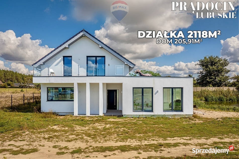 Luksusowa willa z prywatną plażą siatka lubuskie Prądocin