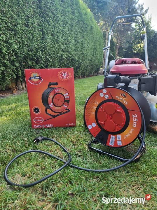 Przedłużacz 25m plastikowy bęben Łódź sprzedam