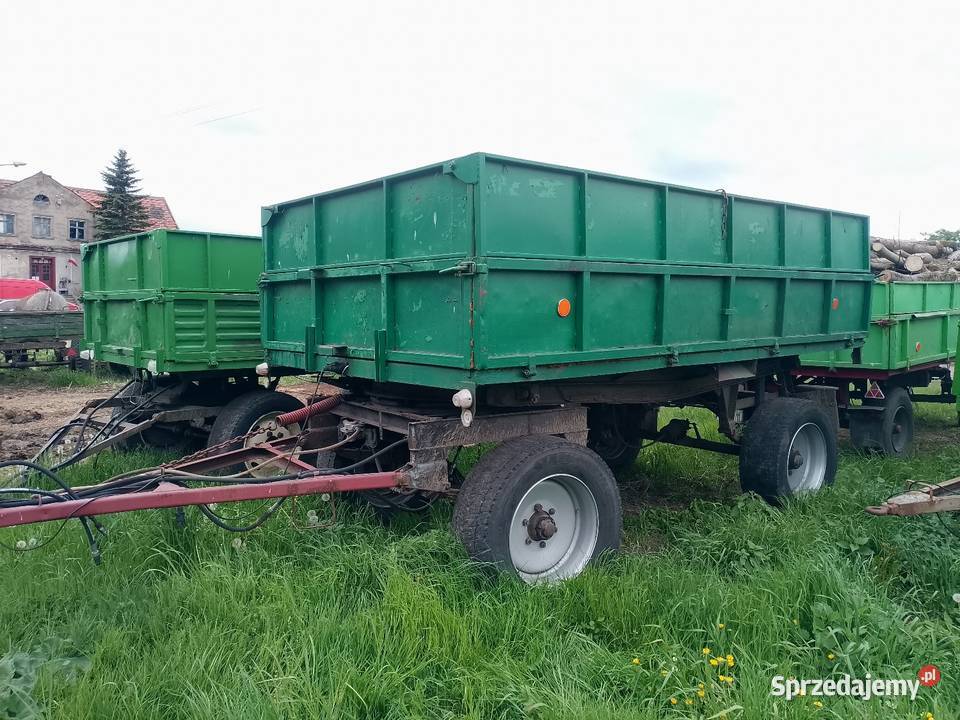 Przyczepa d47 wywrotka na 3 strony Autosan koła Przyczepy rolnicze Listomie