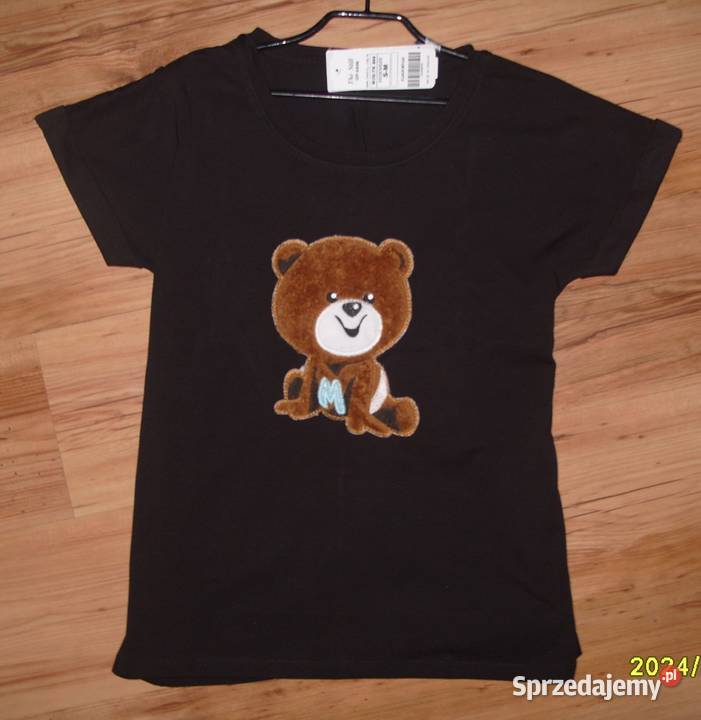 THE STILLNOWY Tshirt futerkowy MIsiek rSM L Rawicz