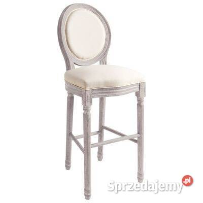 vidaXL Stołki barowe 2 białe len245351 Warszawa