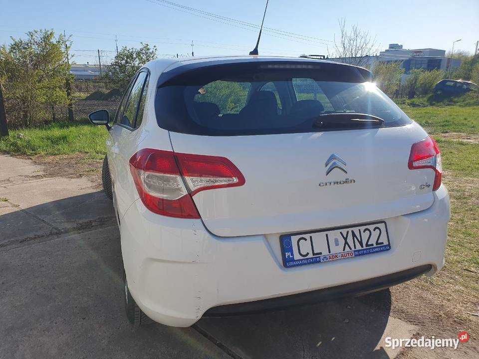Citroen C4 16 Benzyna 2011r Przebieg 227 kujawsko-pomorskie