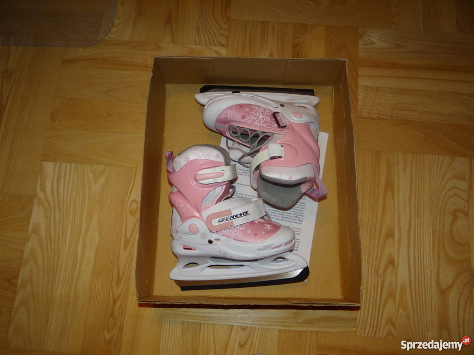 Łyżwy Genesis dziewczęce regulowany rozmiar 30 Warszawa