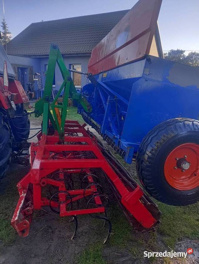 Zestaw siewnik agregat uprawowo siewny Orchowo sprzedam