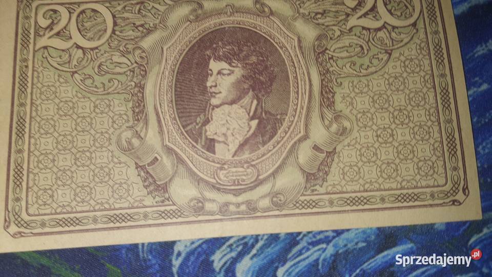 RARYTAS 20 MAREK POLSKICH 1919 s C UNC Numizmatyka Warszawa sprzedam