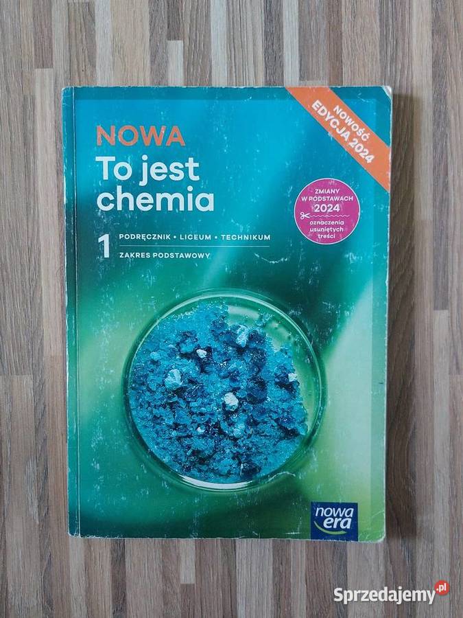 To jest chemia klasa 1 zakres podstawowy NOWA Lublin sprzedam