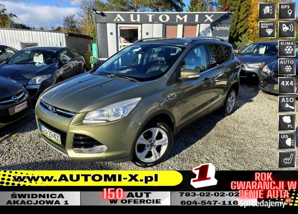 Ford Kuga 20 TDCI 140 4x4 Manual GWARANCJA ASR (kontrola trakcji) Kuga dolnośląskie Świdnica