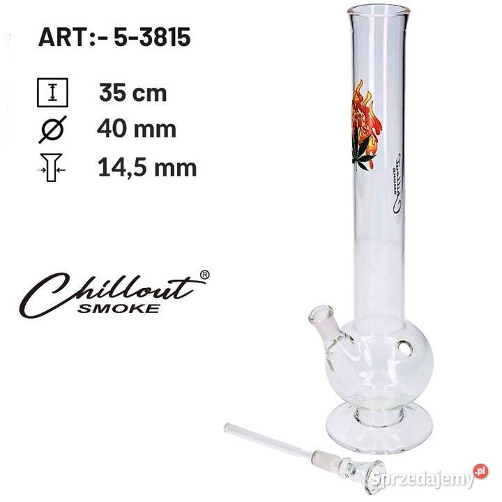 Bongo Szklane Chillout Smoke 35 Fajka Wodna Pozostałe Ostrowy nad Okszą