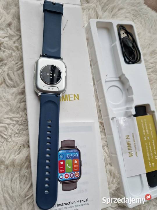 Smartwatch w kolorze granatowym piekny kolor wielkopolskie