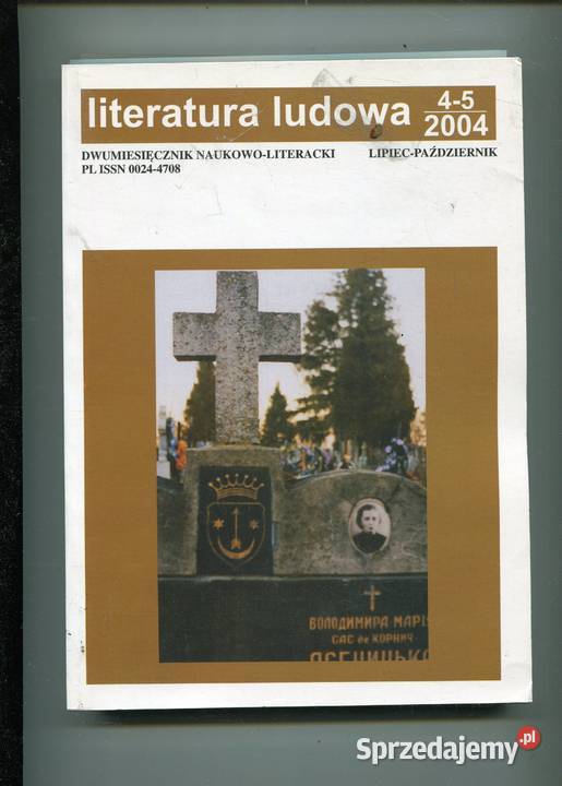 Literatura ludowa Rocznik 2004 zeszyty 1245 Szczecin