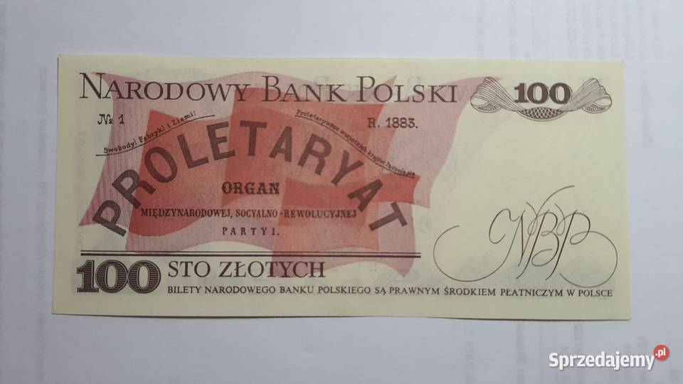 Ekstremalnie rzadki 100 złotych 1976 s BL UNCUNC Warszawa