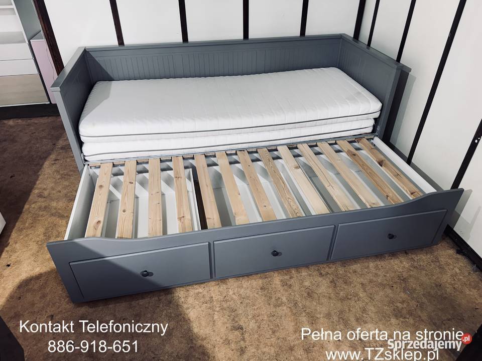 IKEA HEMNES Łóżko Leżanka z 3 szufladami 2 śląskie sprzedam
