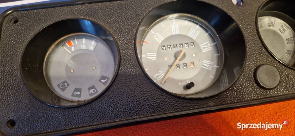 Vw T2ab zegary z przebiegiem dziennym 1973 łódzkie Łódź