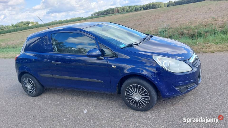 Opel Corsa D 2007 13 Diesel VAN Do Jazdy nieuszkodzony Corsa Nasielsk
