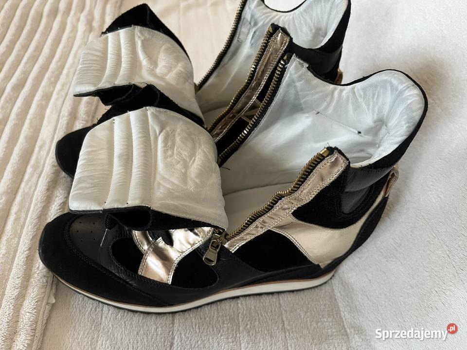 Eleną Lachi skórzane sneakersy damskie ukryty Jastrzębie-Zdrój