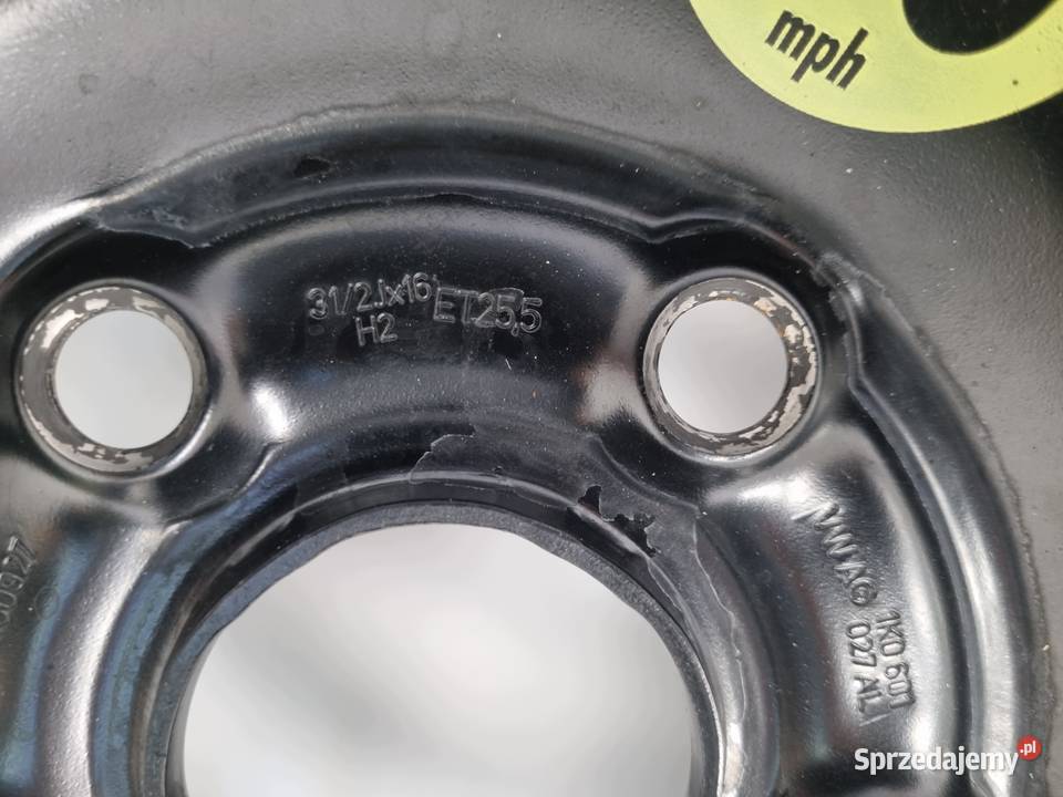 KOŁO DOJAZDOWE Audi Seat Vw Golf VI 12570 R16 Chełm