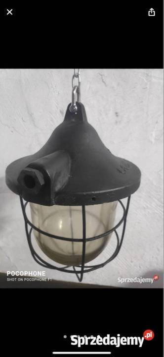 ładna lampa czarna typ LA 63 dł łańcucha 53 śląskie Gliwice