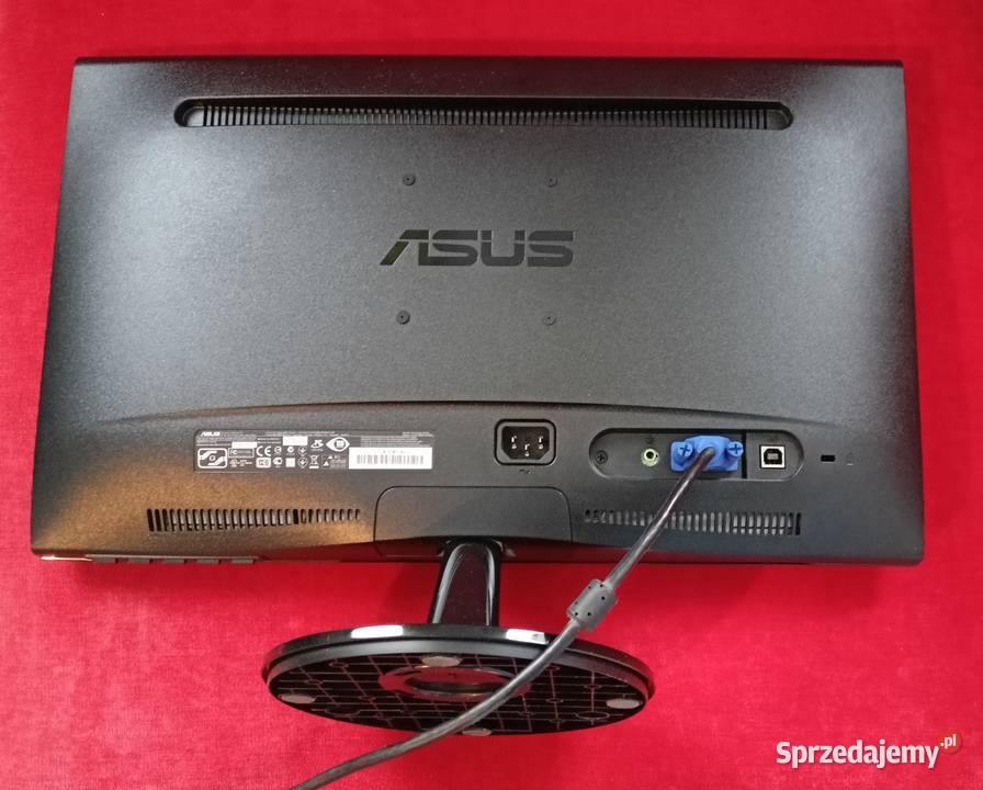 Monitor Asus LCD vk207S LED 19 kamera głośniki warmińsko-mazurskie
