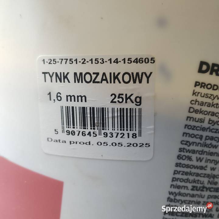 Dreier tynk mozaikowy 20 Sosnowiec sprzedam