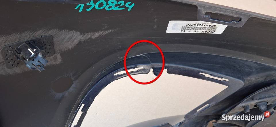 MERCEDES CKLASA W205 LIFT ZDERZAK PRZÓD PRZEDNI Bieleń