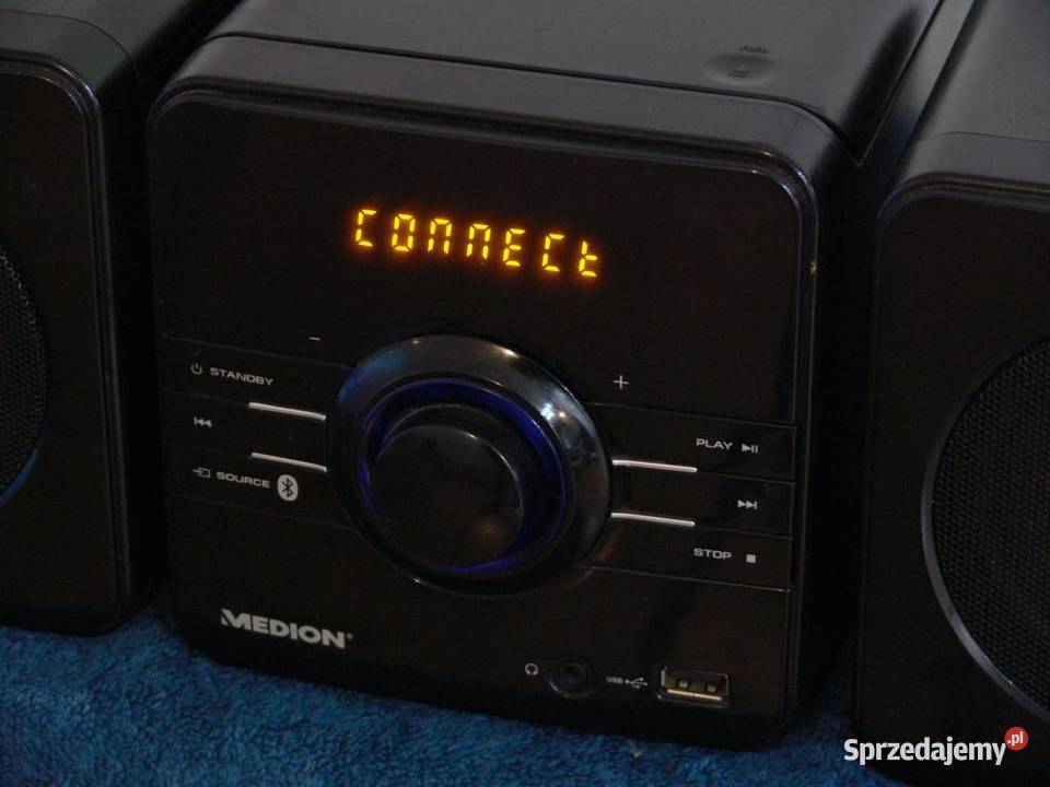 Wieża Medion z kolumnami CD USB mp3 BT WYSYŁKA Wieże i miniwieże
