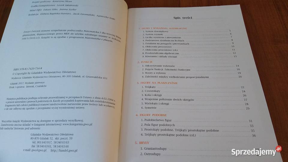 Matematyka z plusem 3 Zeszyt ćwiczeń Dobrowolska Rok wydania 2017 pomorskie
