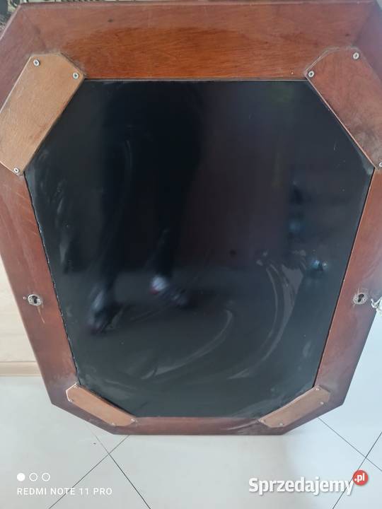 Vintage Drewniane lustro z lat 7080 Lustra mazowieckie Grodzisk Mazowiecki