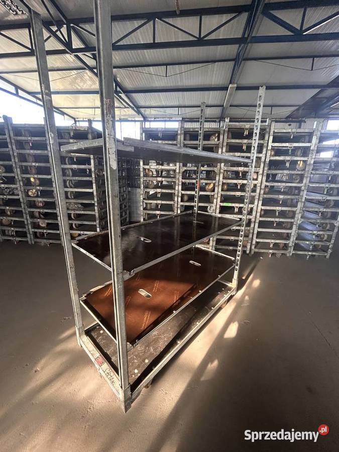 Półki do wózków duńskich kwikatowych CC regałów Śmigiel