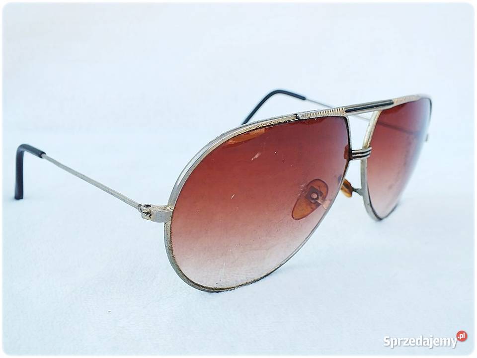 Stare Okulary przeciwsłoneczne Duże Aviator Żary