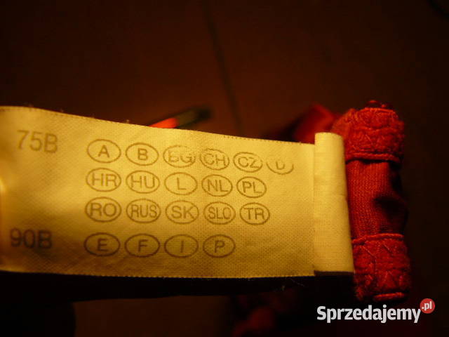 Biustonosz 75B bordowy Rzeszów