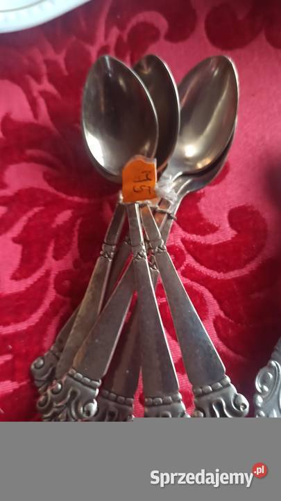 Platerowe łyżeczki widelczyki Nożyki