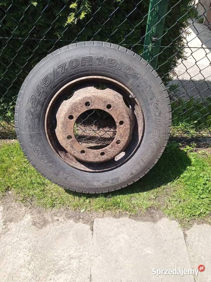 Felga stalowa 195 cala 8 otworów koła ciężarowe Tychy sprzedam