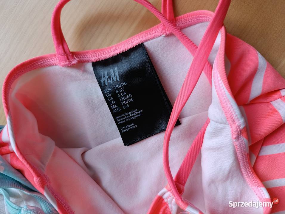 kostium kąpielowy HM 110116 zestaw dziewczynka wielkopolskie Poznań